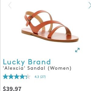 Lucky Brand Alexcia sandal size 8.5